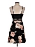 Shein 100% Polyester Floral Black Casual Dress Size 4 - photo 2