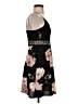 Shein 100% Polyester Floral Black Casual Dress Size 4 - photo 4