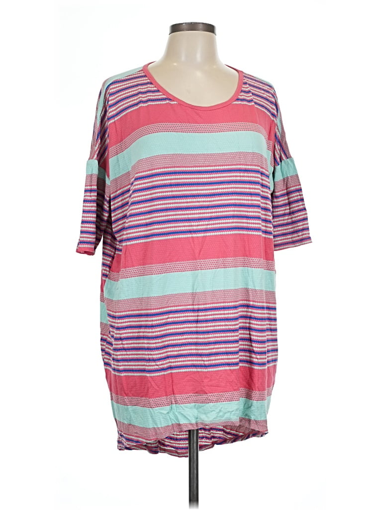 Pre-owned Lularoe Short Sleeve T-shirt In Pink
