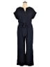 Agnes & Dora Solid Blue Jumpsuit Size XL - photo 1