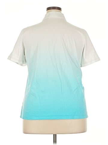 Lauren by Ralph Lauren Short Sleeve Blouse (view 2)