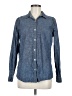 Weatherproof 100% Cotton Blue Long Sleeve Button-Down Shirt Size M - photo 1