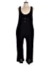 Flawless Solid Black Jumpsuit Size L - photo 1