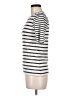 Rag & Bone Stripes Silver Short Sleeve Turtleneck Size M - photo 5