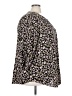 Torrid Floral Black 3/4 Sleeve Blouse Size 4X Plus (4) - photo 4