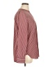 CAbi 100% Polyester Stripes Burgundy Long Sleeve Blouse Size XL - photo 4