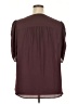 Torrid 100% Polyester Burgundy 3/4 Sleeve Blouse Size 3X Plus (3) - photo 2