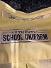 Authentic School Uniform Solid Yellow Short Sleeve Button-Down Shirt Size 18 - photo 3
