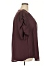 Torrid 100% Polyester Burgundy 3/4 Sleeve Blouse Size 3X Plus (3) - photo 4
