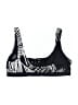 Athleta 100% Polyester Graphic Black Swimsuit Top Size M - photo 2