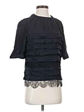 Nina Ricci 3/4 Sleeve Silk Top
