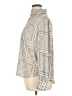 Ann Taylor 100% Polyester Gray Long Sleeve Blouse Size XL - photo 5
