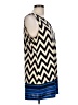Tacera Blue Sleeveless Blouse Size L - photo 4