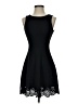 Peach Royal Solid Black Cocktail Dress Size XS - photo 1