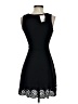 Peach Royal Solid Black Cocktail Dress Size XS - photo 2