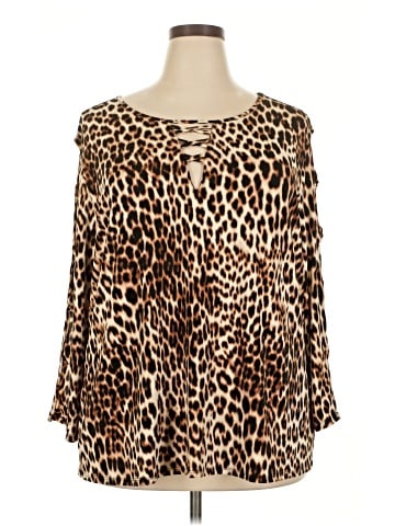 Bold Elements Long Sleeve Blouse (view 1)