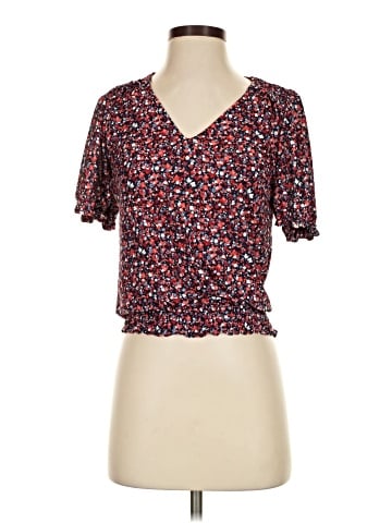 MICHAEL Michael Kors Short Sleeve Blouse (view 1)