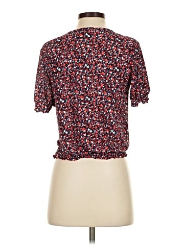 MICHAEL Michael Kors Short Sleeve Blouse (view 2)