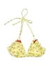 Unbranded Floral Yellow Swimsuit Top Size S - photo 1