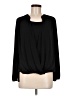 Roz & Ali Black Long Sleeve Blouse Size M - photo 1
