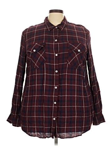 Jessica Simpson Long Sleeve Button-Down Shirt (view 1)