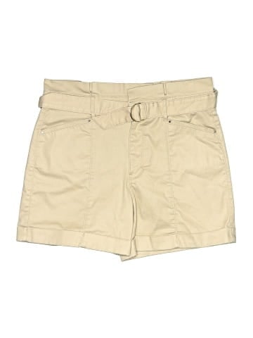 White House Black Market Khaki Shorts (view 1)