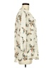 Jon & Anna 100% Polyester Floral Ivory 3/4 Sleeve Blouse Size M - photo 4