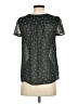 Ann Taylor LOFT 100% Polyester Black Short Sleeve Blouse Size XS - photo 2