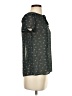 Ann Taylor LOFT 100% Polyester Black Short Sleeve Blouse Size XS - photo 4