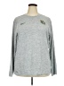 Nike 100% Polyester Gray Long Sleeve T-Shirt Size XXL - photo 1