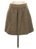 J.Crew 100% Wool Tweed Brown Wool Skirt Size 00 - photo 1