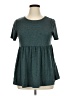 Shein Teal Short Sleeve Top Size 14 - photo 1