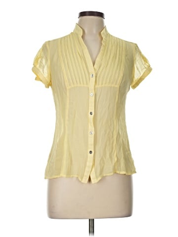 Express Design Studio Short Sleeve Blouse (view 1)
