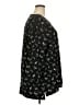 Chaps 100% Cotton Black 3/4 Sleeve Blouse Size 3X - photo 4