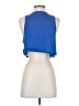 Shein 100% Polyester Blue Tank Top Size 4 - photo 2