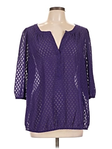 Ann Taylor LOFT Outlet 3/4 Sleeve Blouse (view 1)
