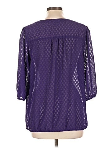 Ann Taylor LOFT Outlet 3/4 Sleeve Blouse (view 2)