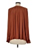 Current Air 100% Polyester Brown Long Sleeve Blouse Size M - photo 2