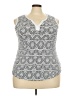 Kim Rogers White Sleeveless Top Size 3X - photo 1
