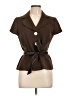 Studio 1 100% Polyester Brown Blazer Size 10 - photo 1