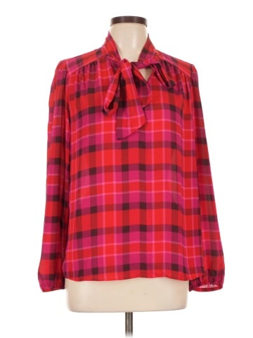 Ann Taylor Factory Long Sleeve Blouse (view 1)