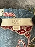 Ann Taylor LOFT 100% Polyester Blue Long Sleeve Blouse Size 14 - photo 7