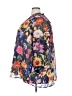 eShakti Floral Blue 3/4 Sleeve Blouse Size 3X - photo 5