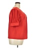 NY Collection Red Short Sleeve Blouse Size 2X - photo 4
