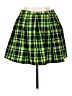 Hot Topic 100% Polyester Plaid Green Casual Skirt Size XL - photo 1