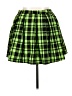 Hot Topic 100% Polyester Plaid Green Casual Skirt Size XL - photo 2