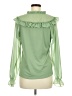 Assorted Brands Green Long Sleeve Blouse Size M - photo 2