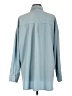 Shein 100% Polyester Solid Blue Long Sleeve Blouse Size L - photo 2