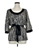 Covington Silver 3/4 Sleeve Blouse Size 16 - 18 - photo 1