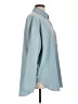 Shein 100% Polyester Solid Blue Long Sleeve Blouse Size L - photo 4